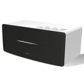 Edifier D12 Bookshelf Speaker Integrated Desktop Stereo Bluetooth Wireless Computer Speaker with Subwoofer Line Out (White)