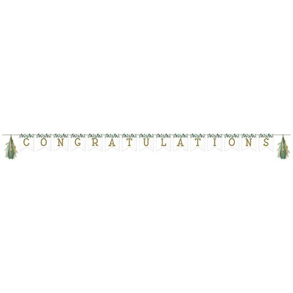 Eucalyptus Banner with Tassel Garland
