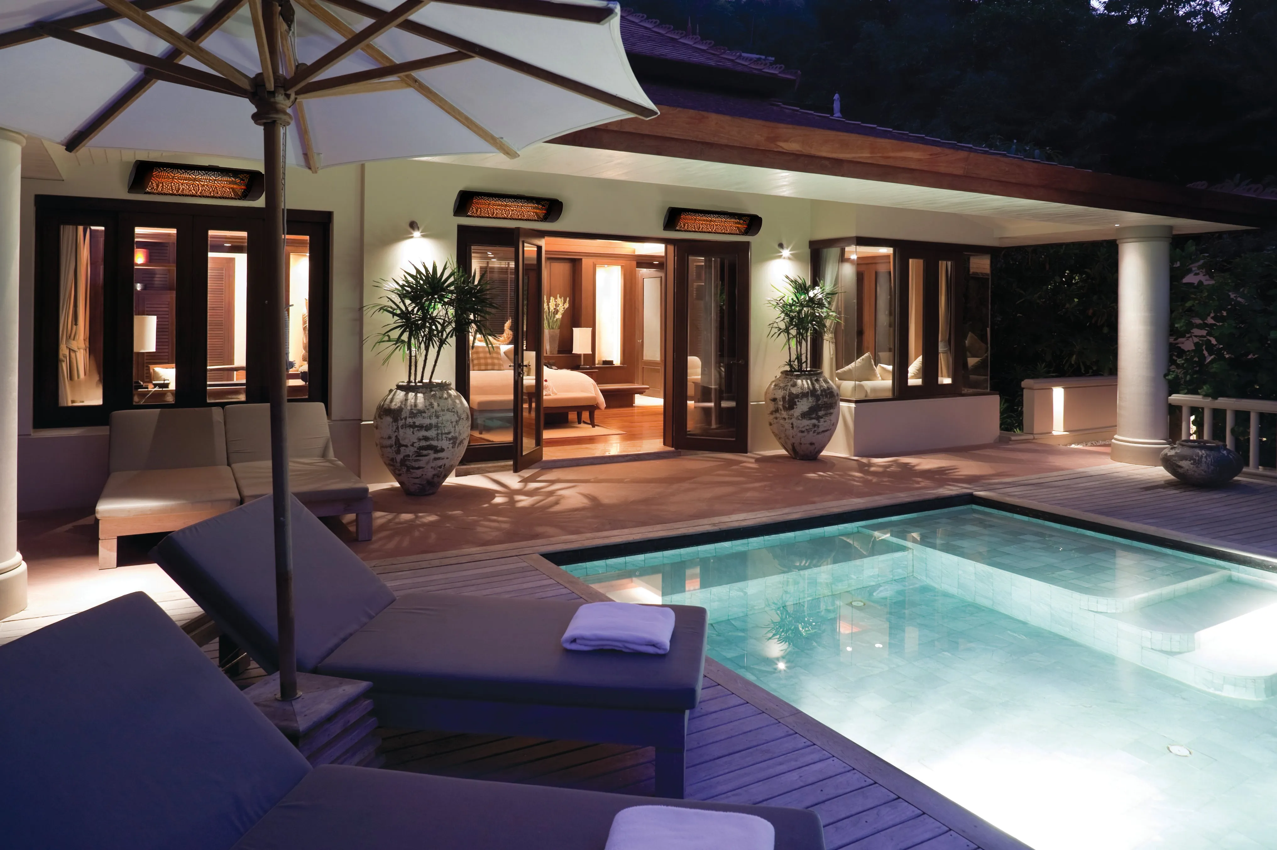 Eurofase 1500 Watt 39 Inch Single Element Electric Patio Heater