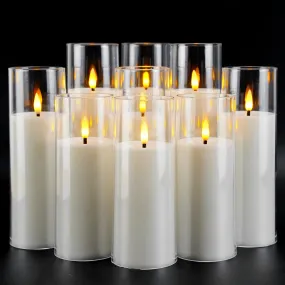 Flameless Candles for Wedding Ceremony (9 Pack)