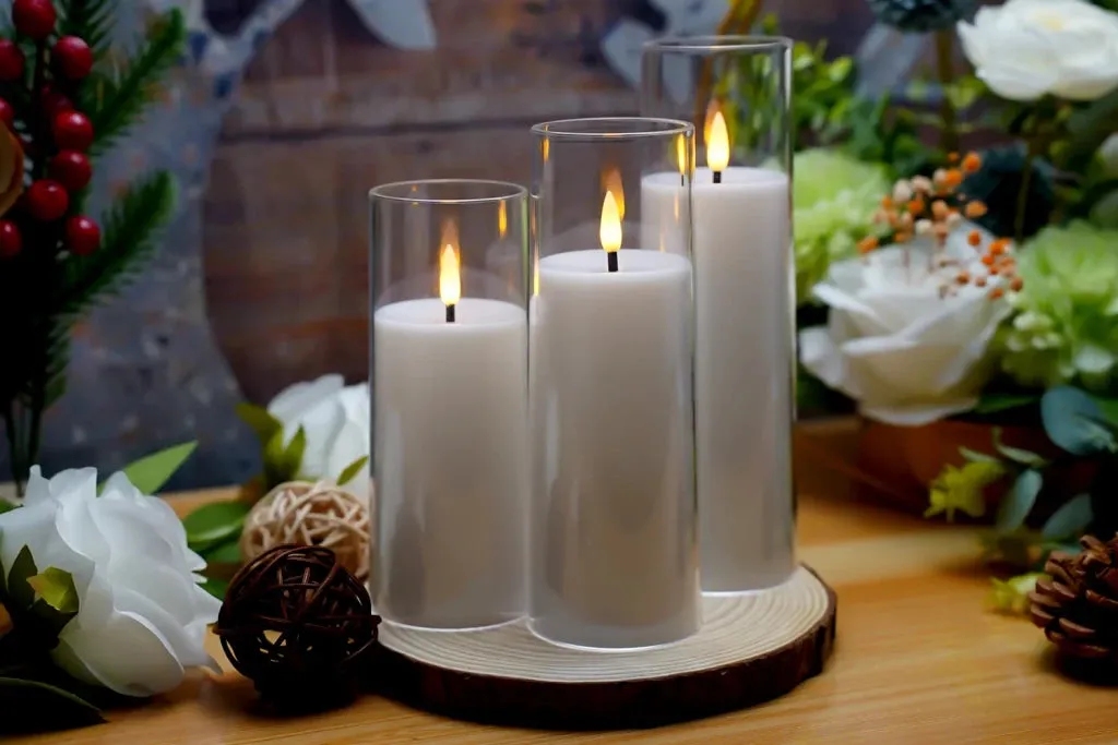 Flameless Candles for Wedding Ceremony (9 Pack)
