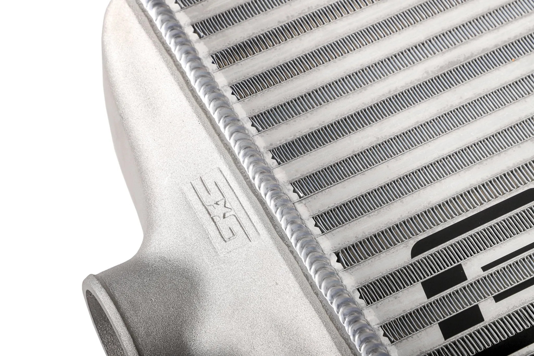 Front Mount Intercooler Kit BLACK Coated [Inc. Black Piping] - Subaru 15-21 STI