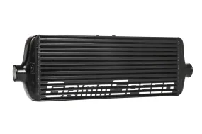 Front Mount Intercooler Kit BLACK Coated [Inc. Black Piping] - Subaru 15-21 STI
