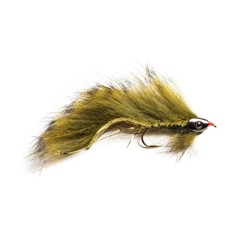 Fulling Mill Zonker Skullhead Streamer - Olive