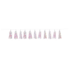 Garland Iridescent Foil Tassel , 9ft