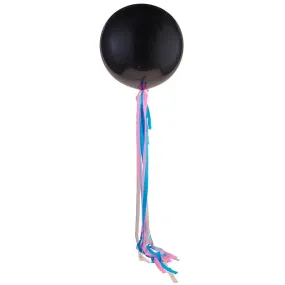 Gender Reveal Jumbo Confetti Balloon   Streamers (GIRL)