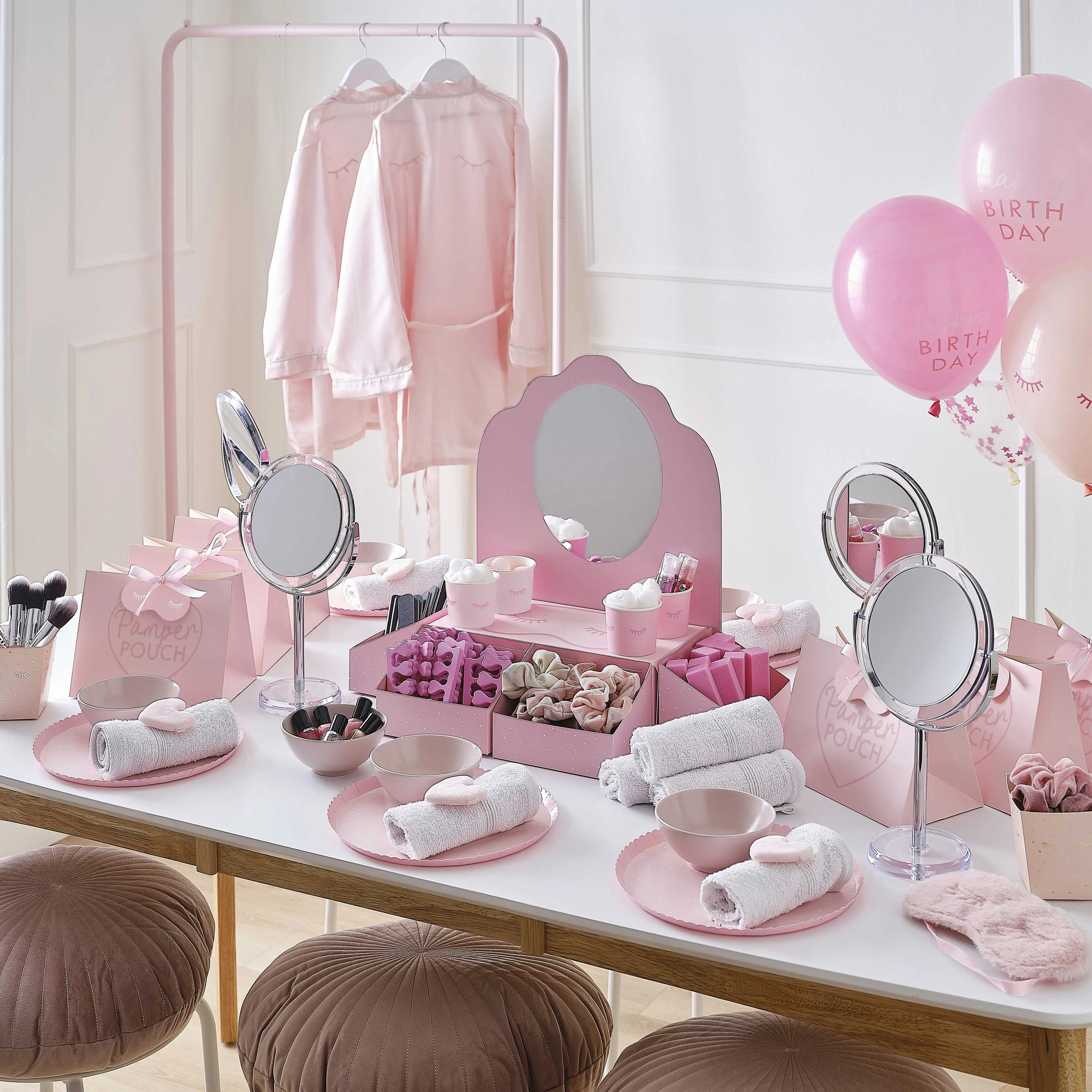 Ginger Ray Balloons 5PCS Confetti Happy Birthday Balloons