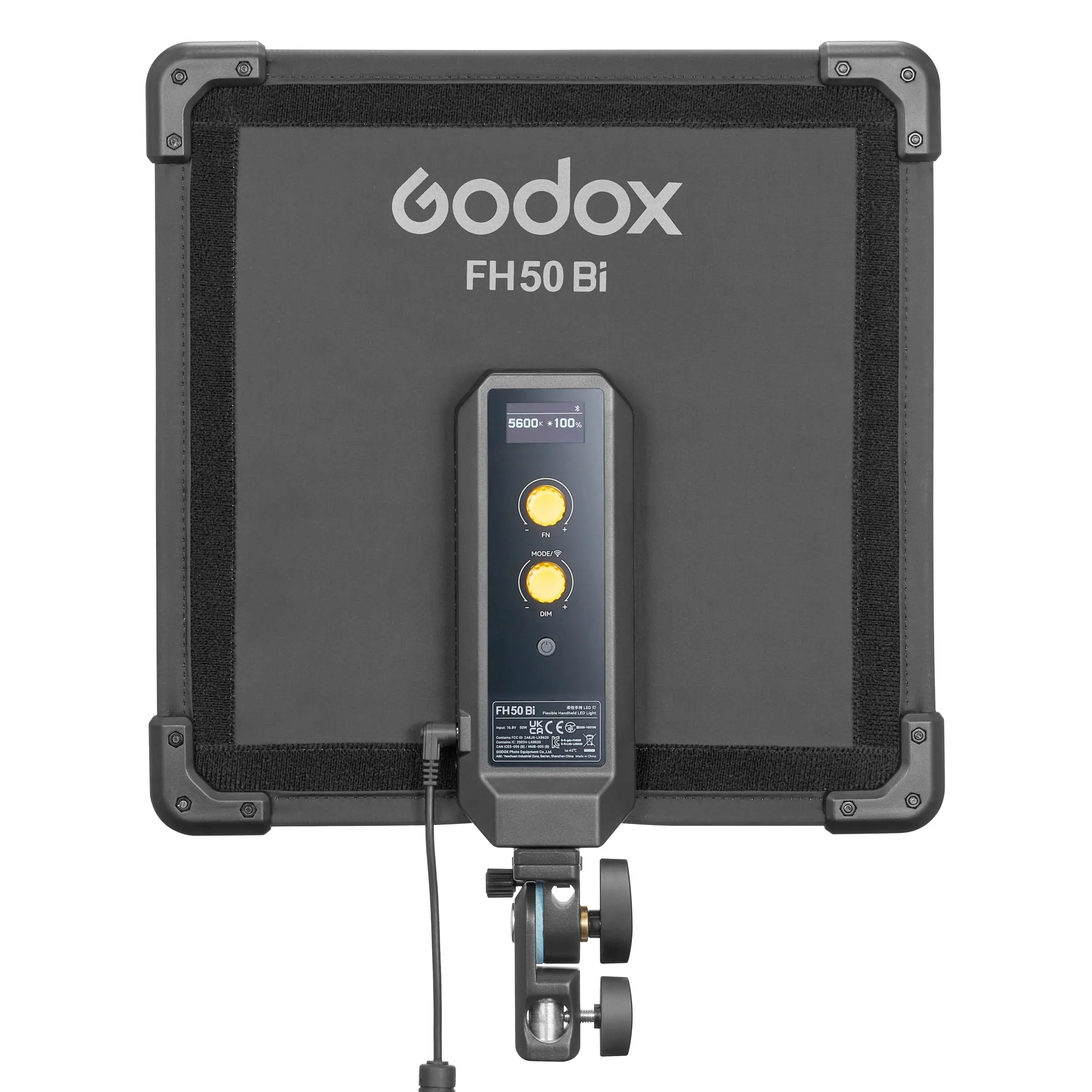 Godox FH50BI 1'x1' Bi-Colour LED Light Battery Power Softbox Kit