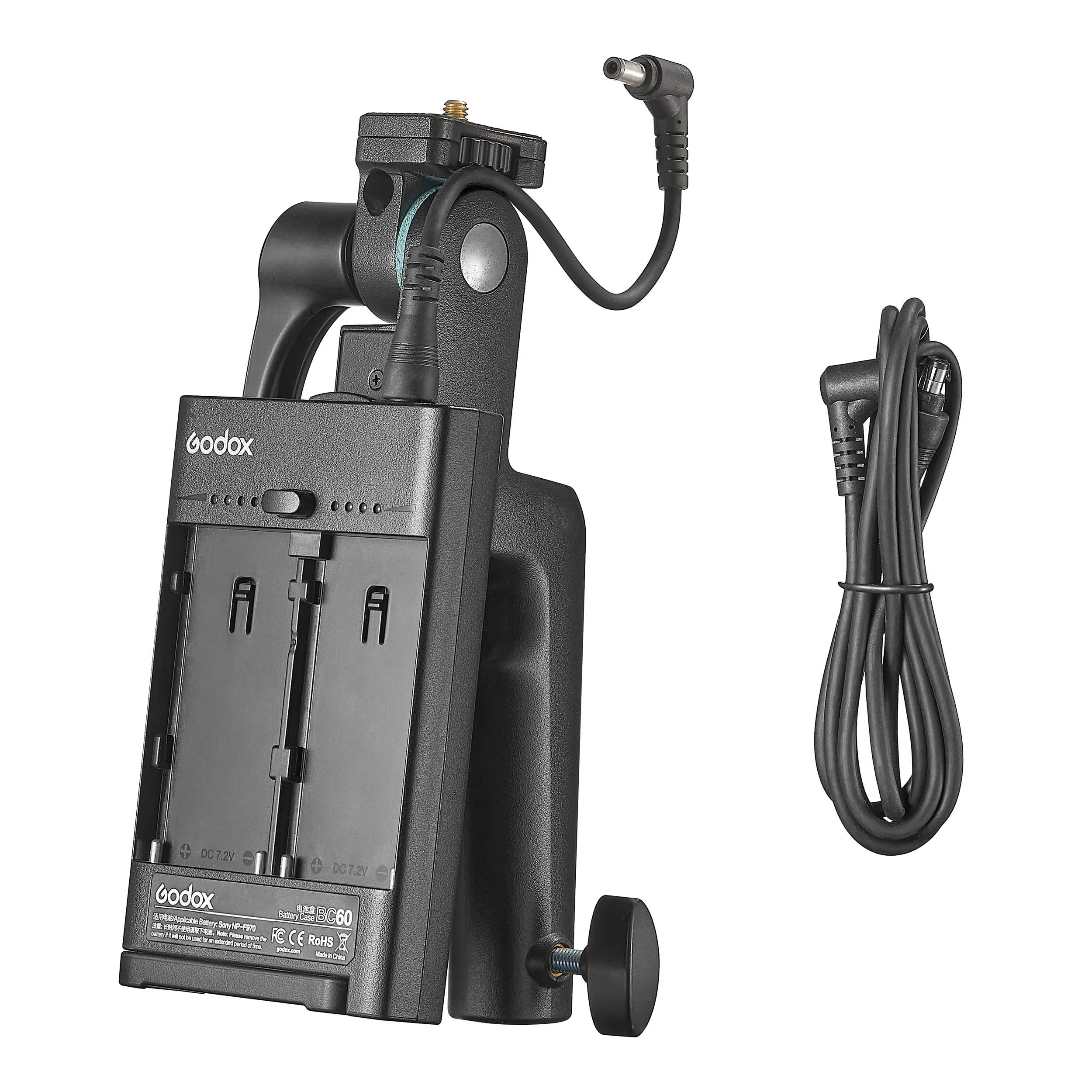 Godox FH50BI 1'x1' Bi-Colour LED Light Battery Power Twin Softbox Kit