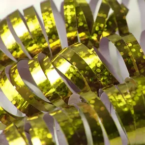 Gold Holographic Streamers - 3.8m - Pack of 18