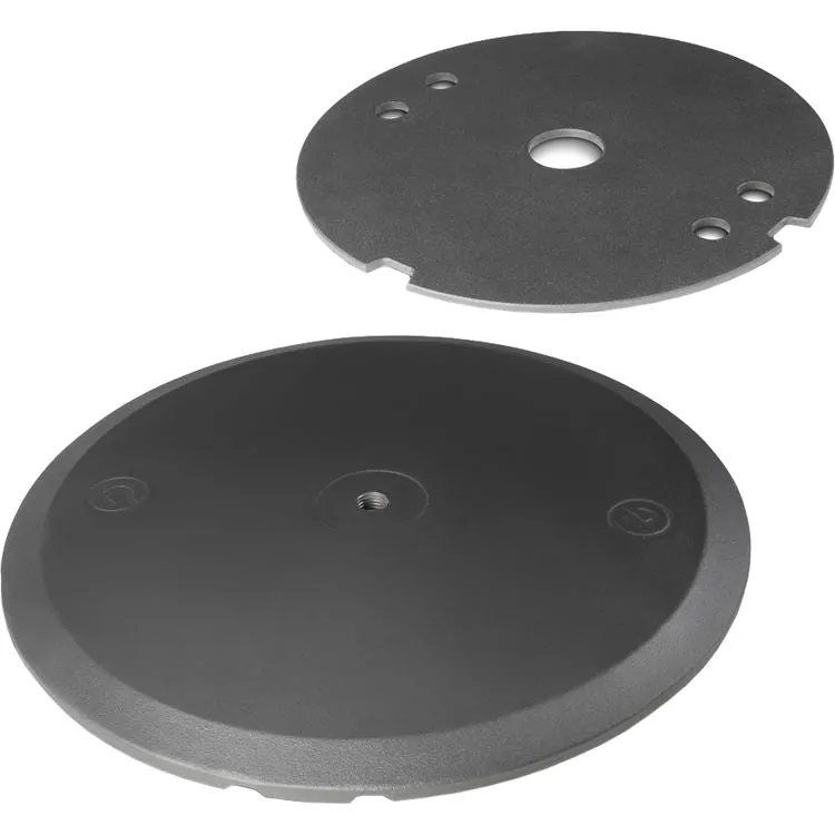 Gravity GR-GWB123SET1B Round Cast Iron Base and Weight Plate Set for M20 Poles (DEMO)