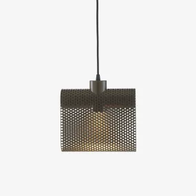 Grid Suspended Ceiling Light Bronze