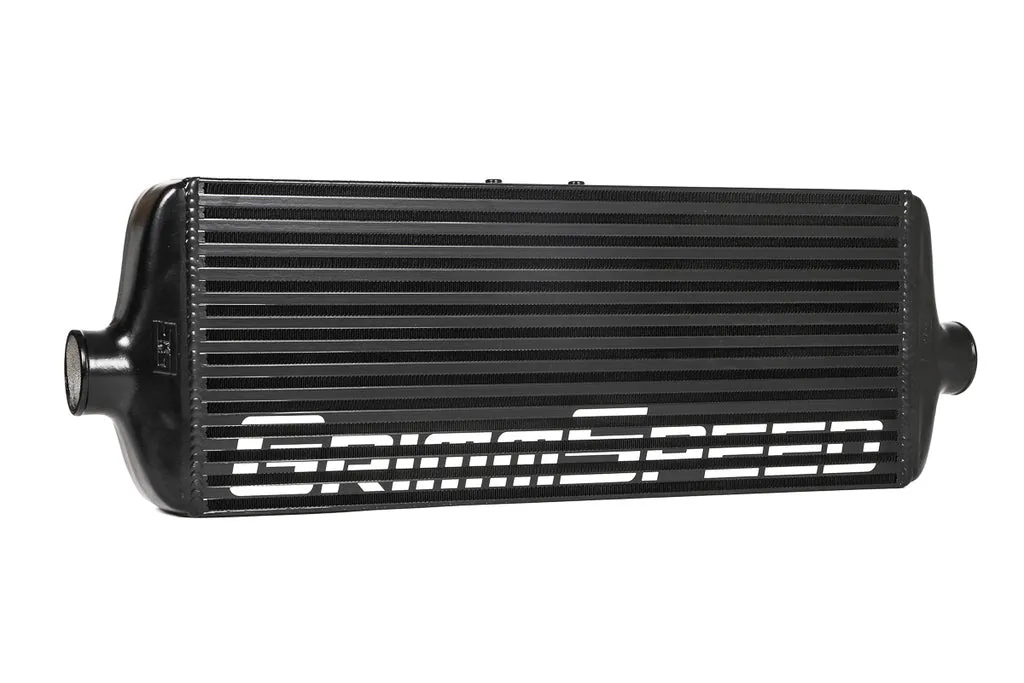 Grimmspeed Front Mount Intercooler Kit BLACK Coated [Inc. Black Piping] - Subaru 15-21 WRX - 090256