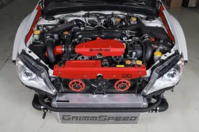 Grimmspeed Front Mount Intercooler Kit [Inc. Black Piping] - Subaru 08-14 WRX - 090230