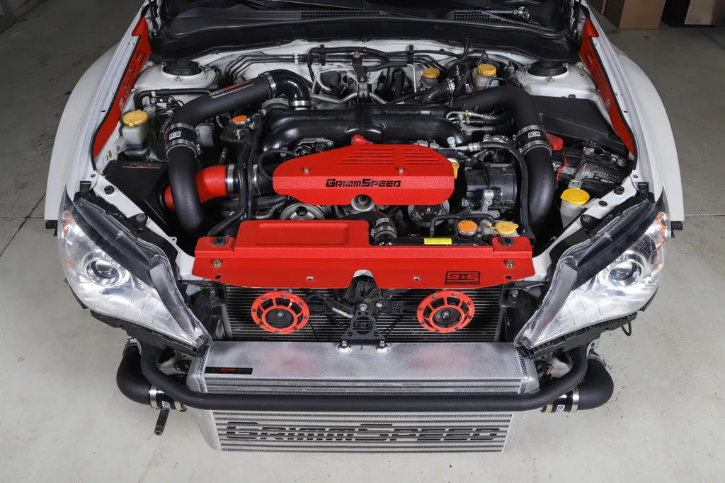 Grimmspeed Front Mount Intercooler Kit [Inc. Black Piping] - Subaru 08-14 WRX - 090230