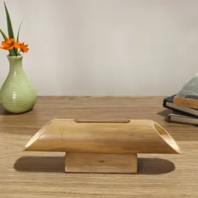 Hand Carved Natural Bamboo Phone Audio Amplifier Speaker 02