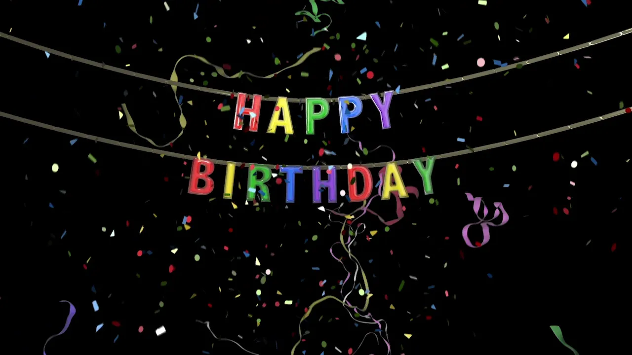 Happy Birthday - Virtual Background