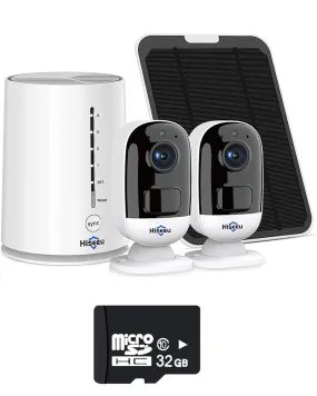 Hiseeu Wireless Outdoor Security Camera System 3MP