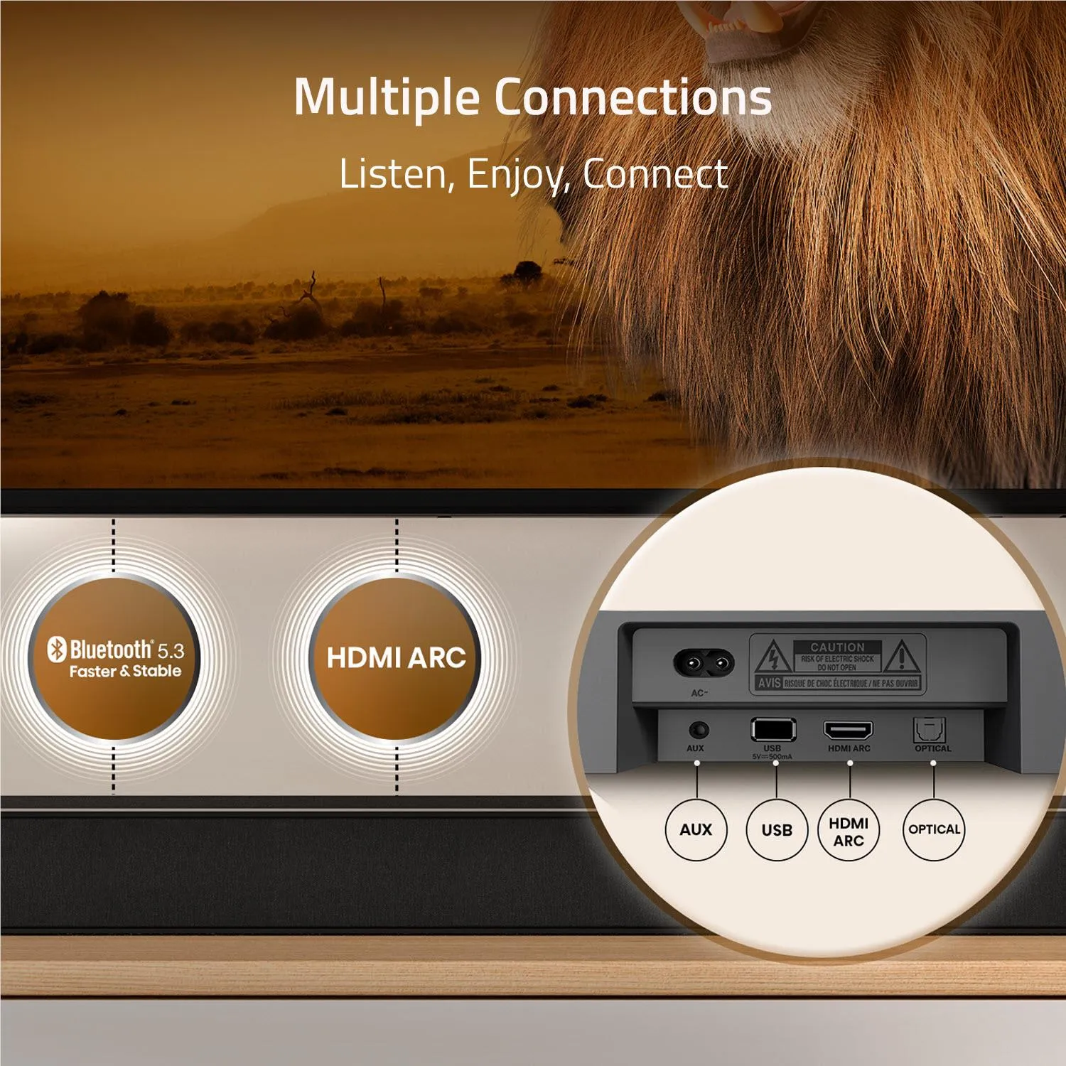 Hisense HS2100 2.1 Channel Soundbar with Wireless Subwoofer [2023]