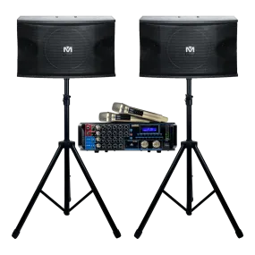 Holiday Encore Bundle 3: Mixing Amplifier, Speakers, Microphones, and Accessories (4 items)