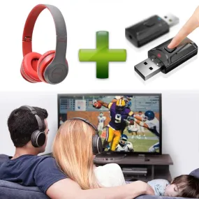 HomeCinema™ Bluetooth Audio Transmitter  Wireless Headset