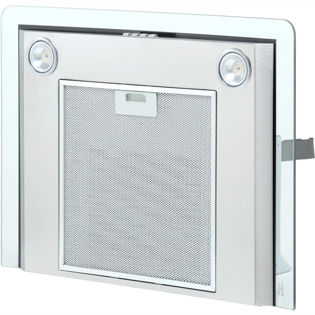 HOTPOINT PHGC64FLMX 60cm Cooker Hood With Curved Glass Canopy - Stainless Steel