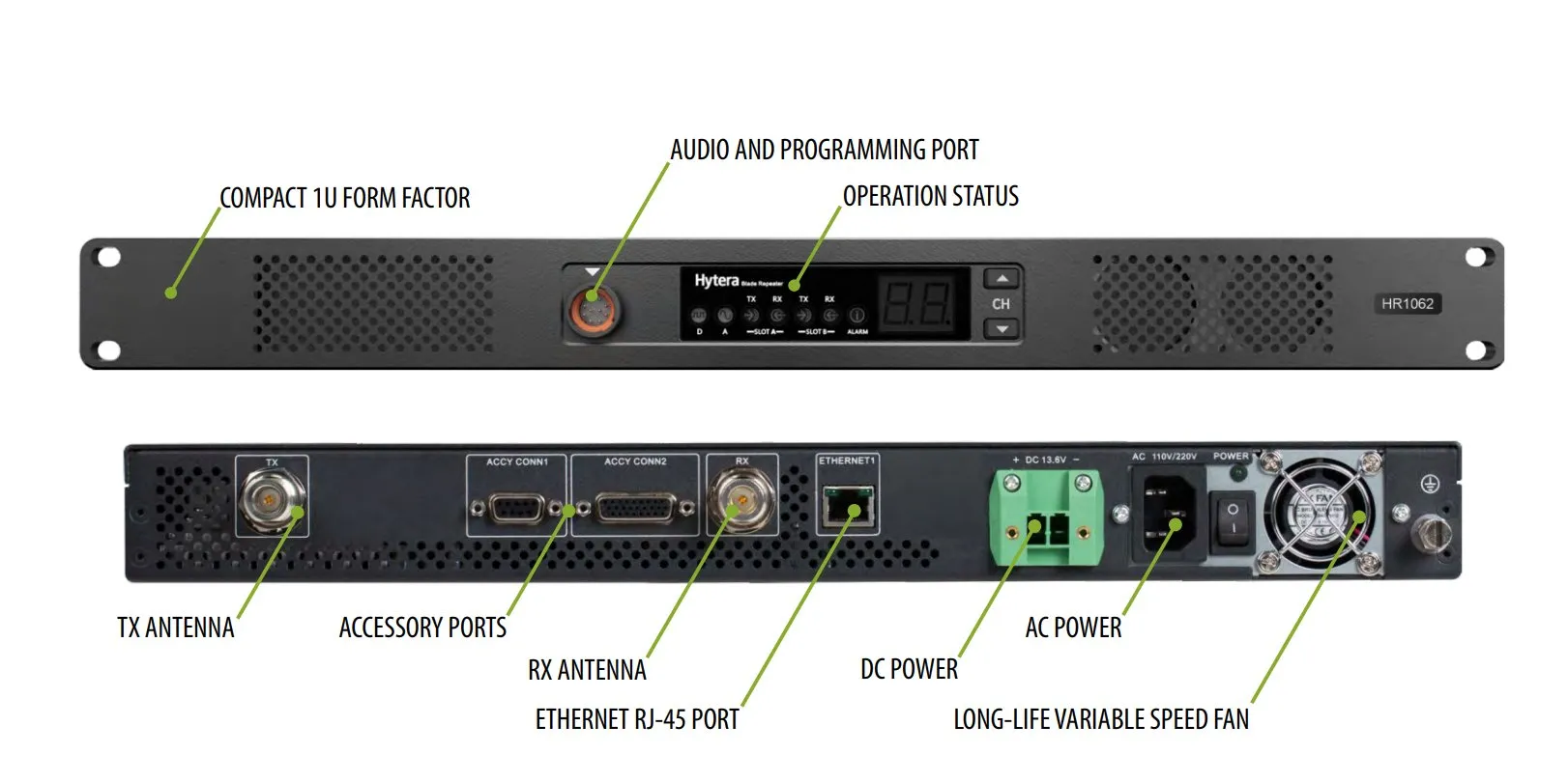 Hytera HR1062 Repeater for Two-Way Radios