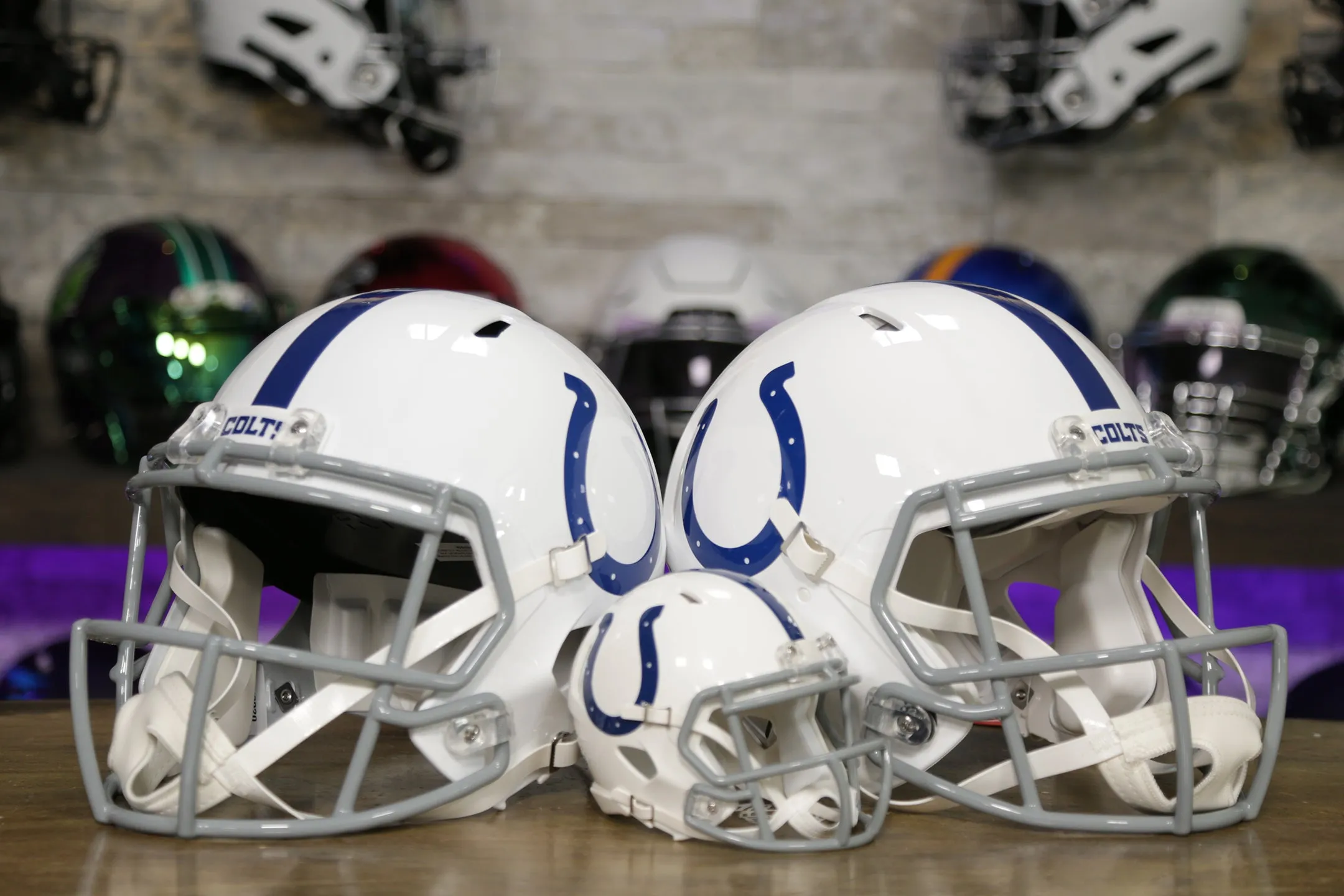 Indianapolis Colts Riddell Speed Replica Helmet