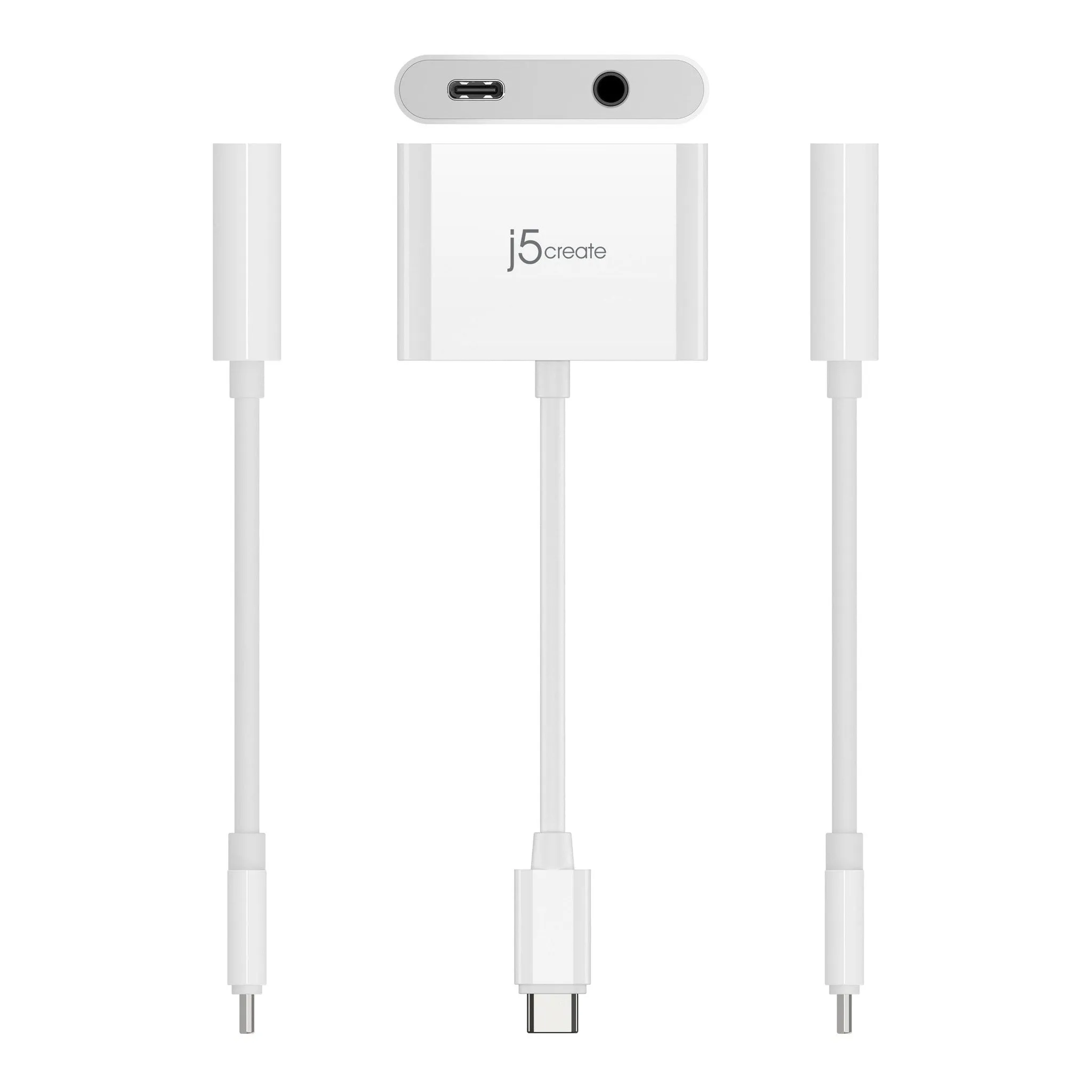 J5Create JCA122 USB-C to 3.5mm Audio Adapter with Power Delivery