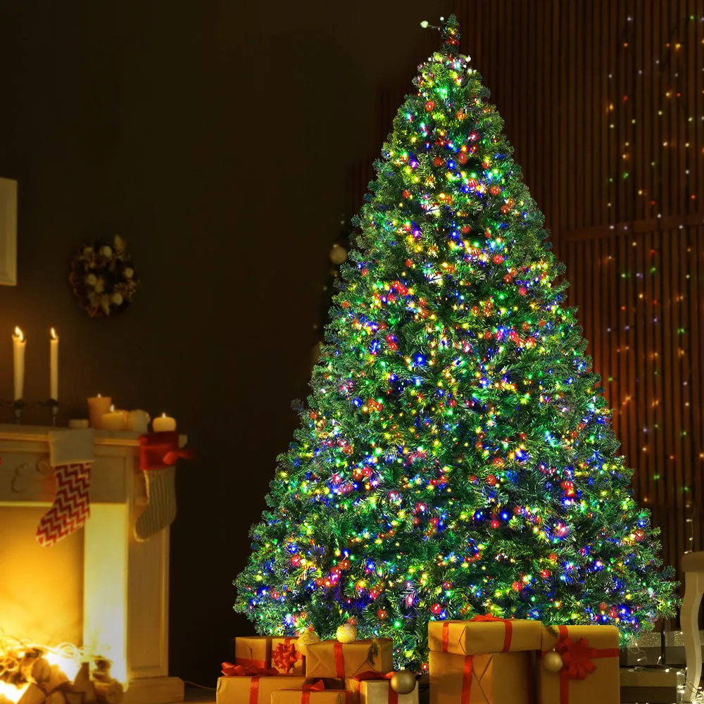 Jollys Christmas Tree 2.4M Xmas Tree with 3190 LED Lights Multi Colour