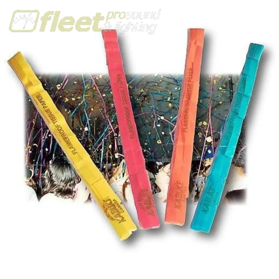 Kabuki Flameproof, Lightweight & Slow Falling Confetti - Speed Load - Orange