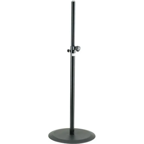 K&M 26735 Round Base Speaker Stand (Black)