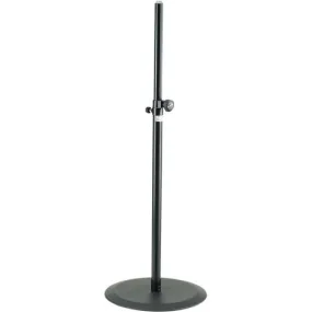 K&M 26735 Round Base Speaker Stand (Black)