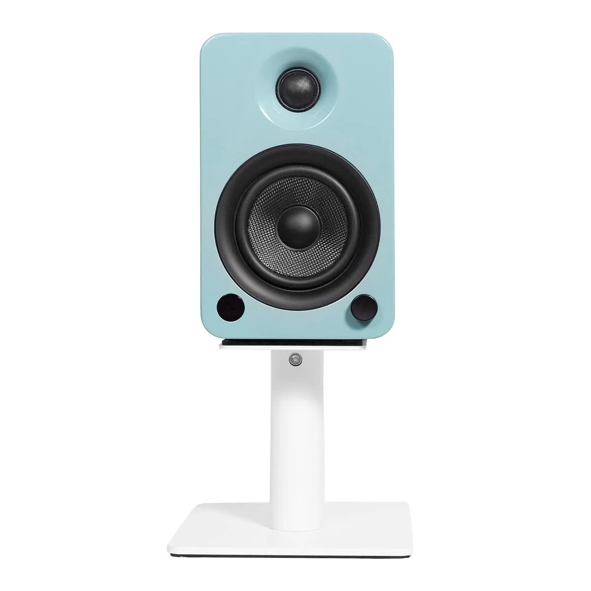 Kanto SP6HD 6" Universal Desktop Speaker Stands with Rotating Top Plates and Cable Management - Pair (White)