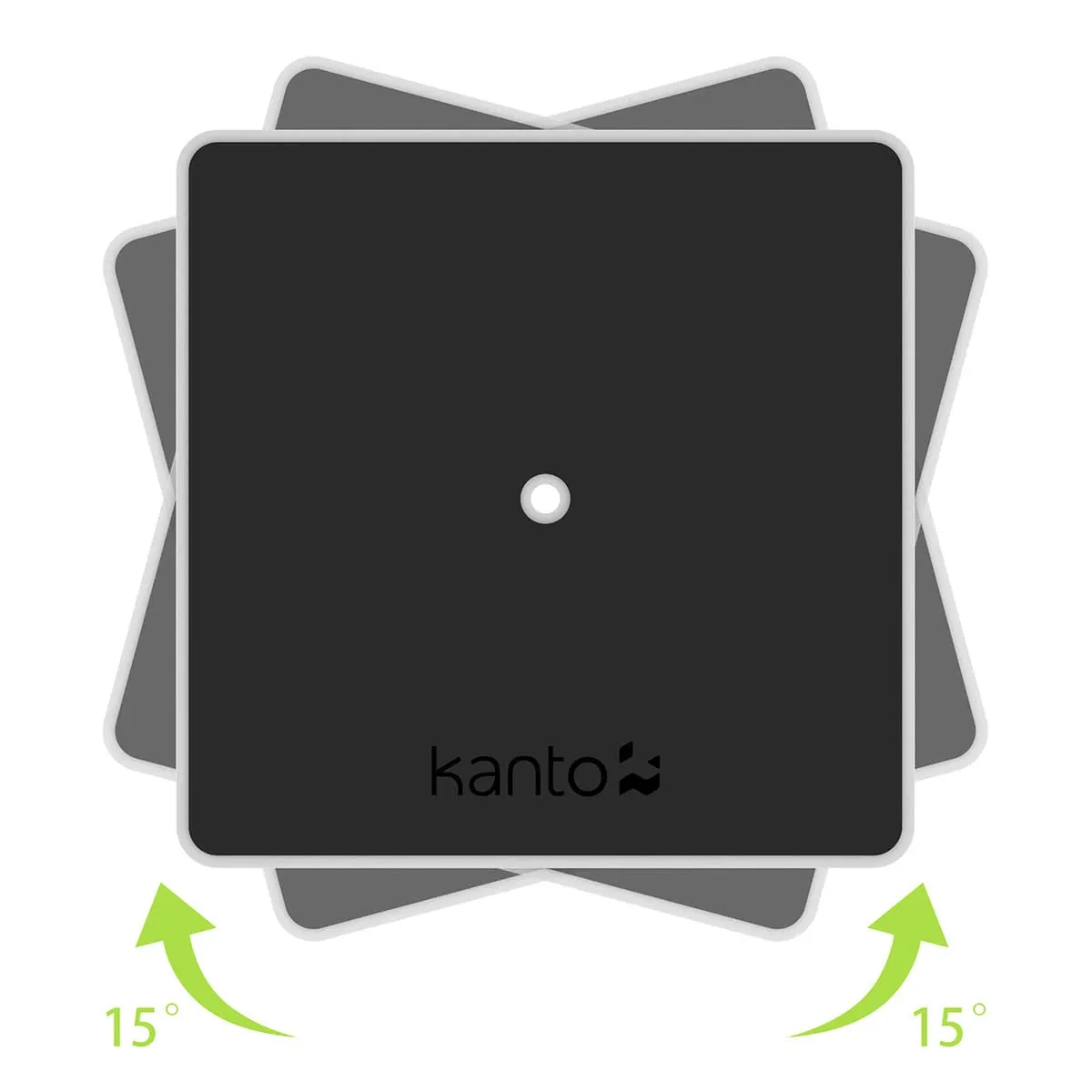 Kanto SP6HD 6" Universal Desktop Speaker Stands with Rotating Top Plates and Cable Management - Pair (White)