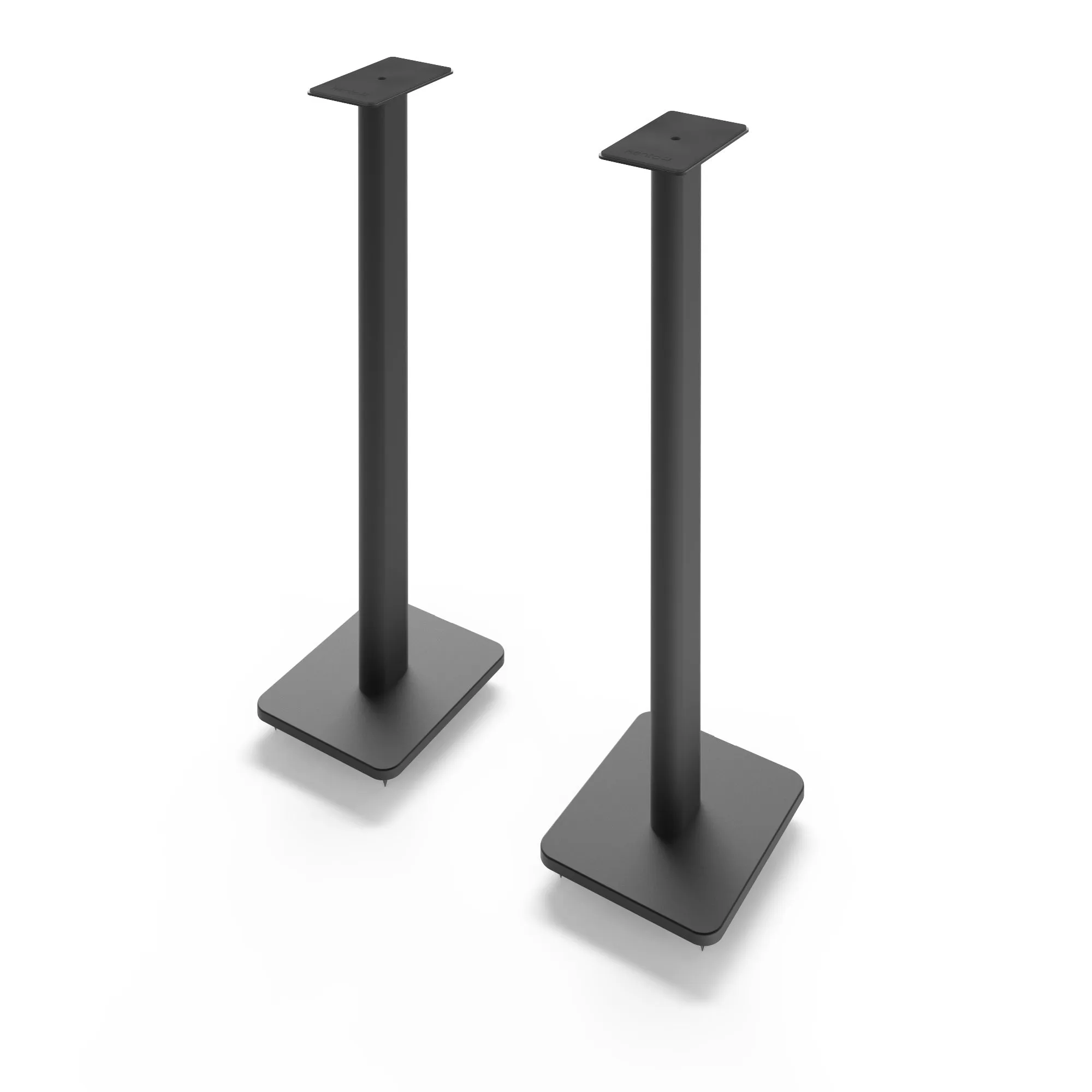Kanto YU4 140W Powered Bookshelf Speakers with Bluetooth and Phono Preamp - Pair, Bamboo with SP32PL Black Stand Bundle