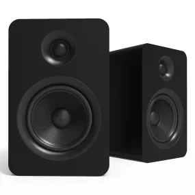 Kanto YUP6 Passive Bookshelf Speakers with 1" Silk Dome Tweeter and 5.25" Kevlar Woofer - Pair (Black)