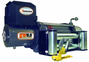Keeper KW95122 Electric Winch With Remote, 100&#039;x21/64"