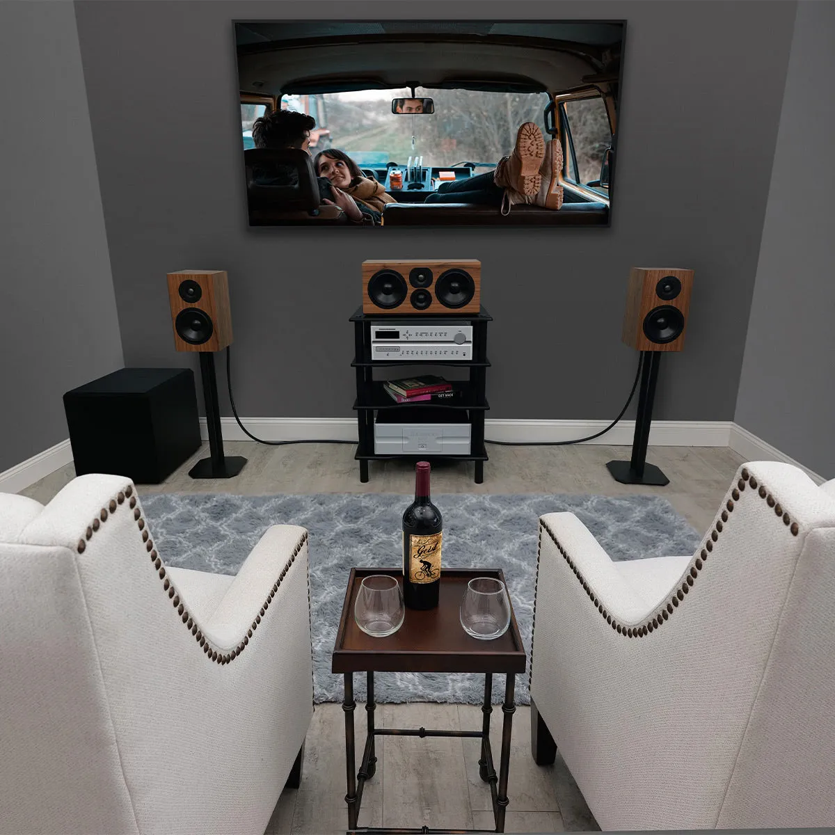 KLH Kendall 2B 2-Way Bookshelf Speakers - Pair (English Walnut)