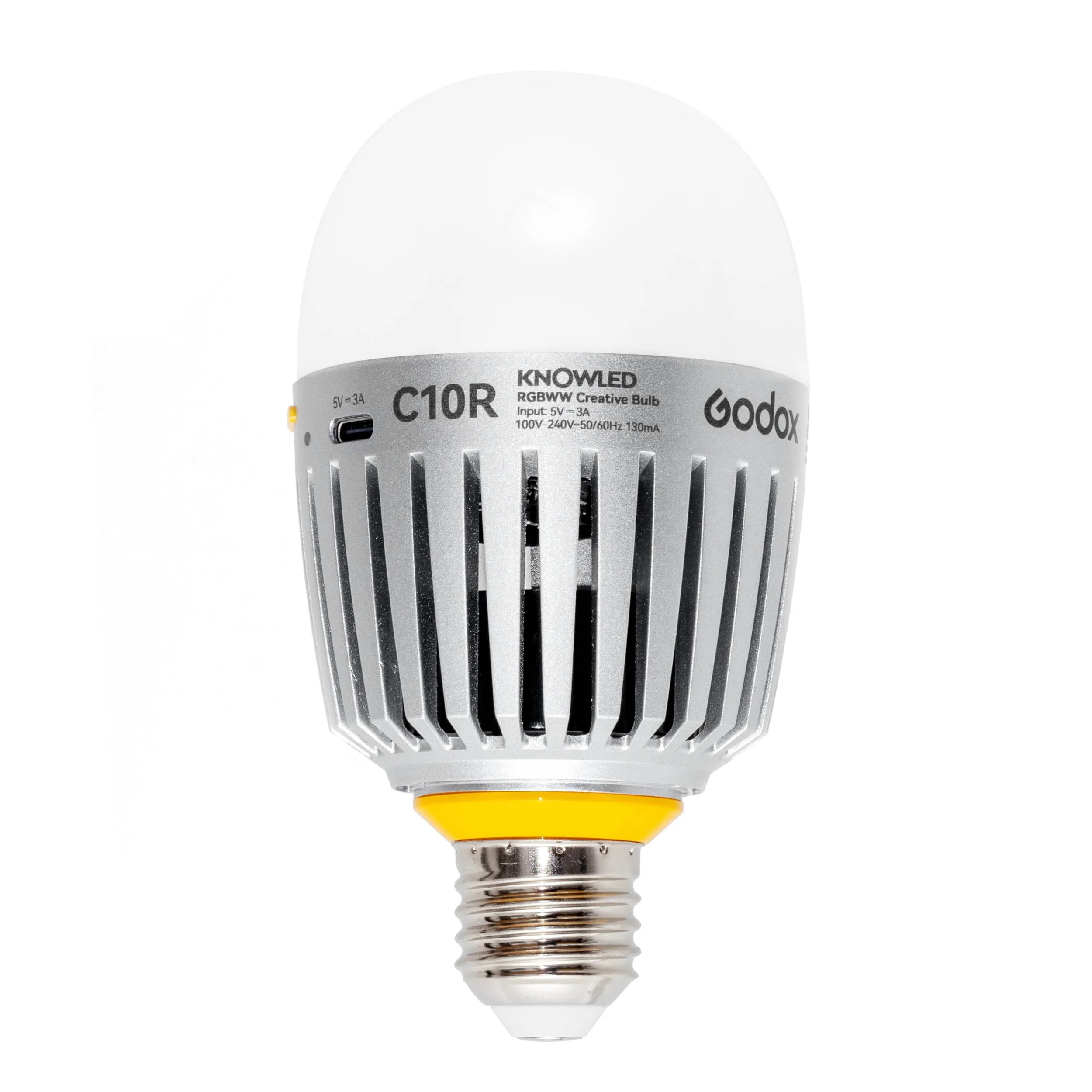 KNOWLED C10R E27 RGBWW Creative Practical Lighting Bulb