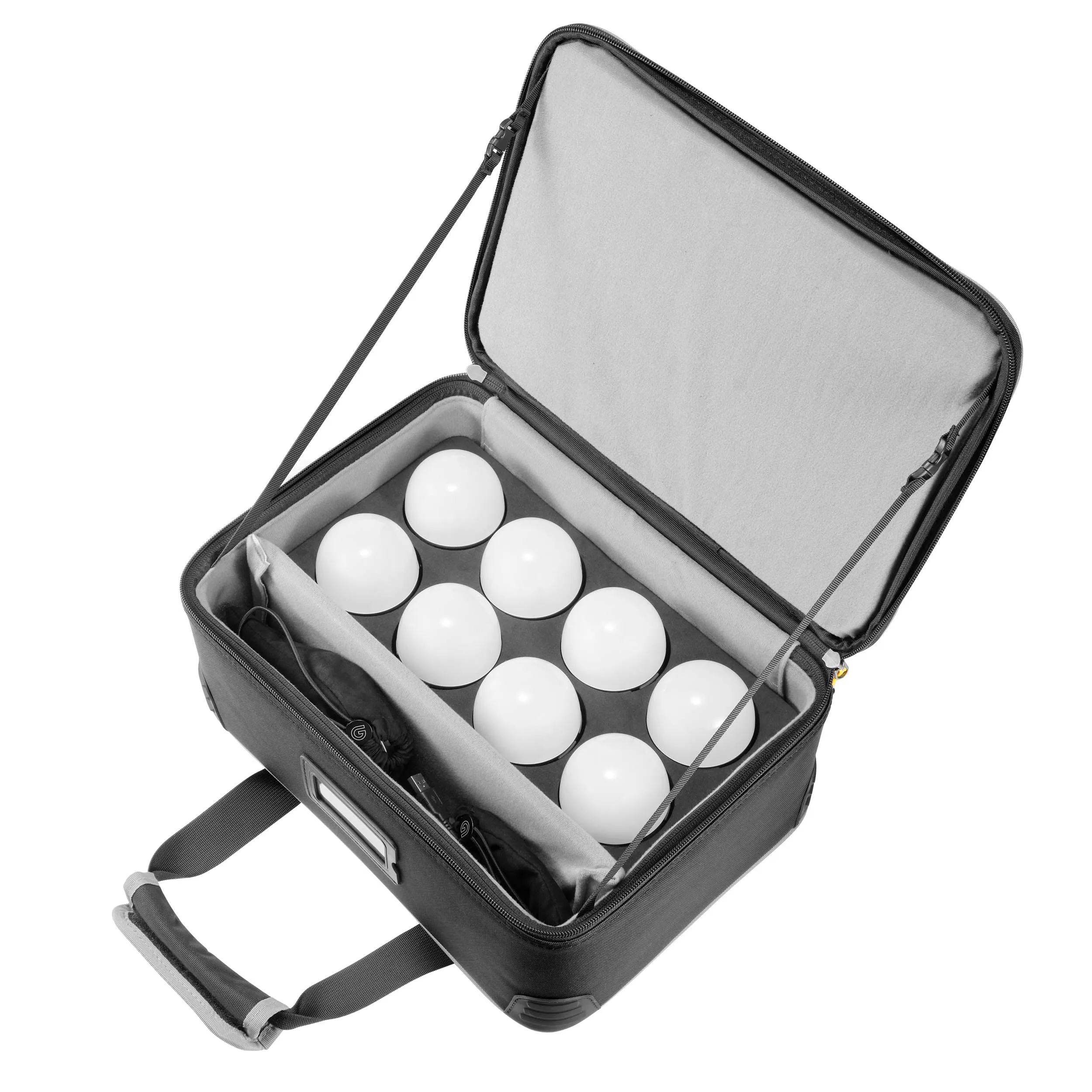 KNOWLED C10R K8 E27 RGBWW Creative Bulb 8-Light Kit for Practical Set Lighting
