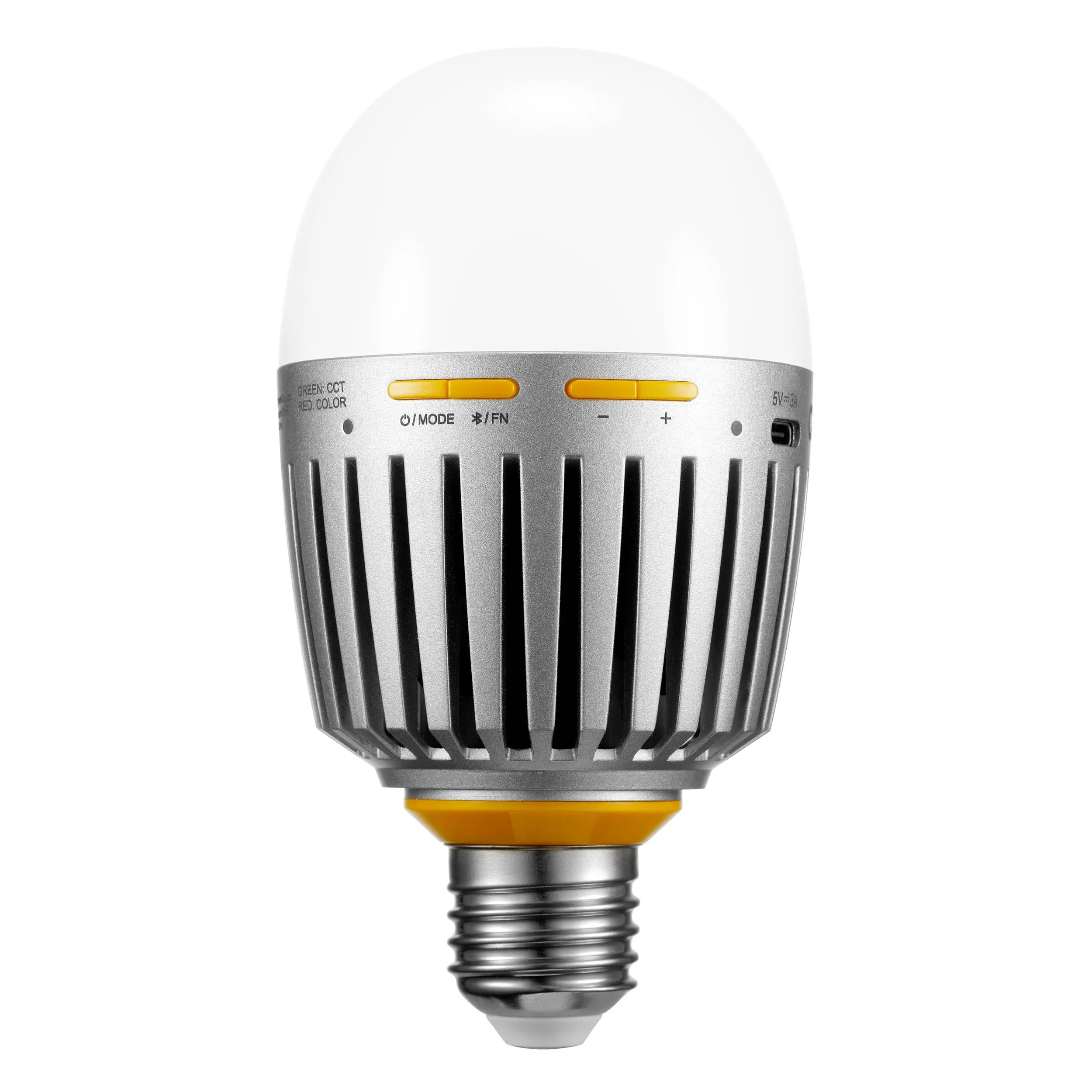 KNOWLED C10R K8 E27 RGBWW Creative Bulb 8-Light Kit for Practical Set Lighting