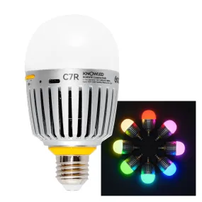 KNOWLED C7R E27 RGBWW Creative Bulb for Practical Set Lighting
