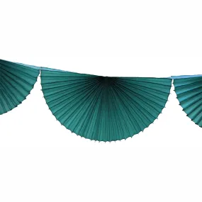 Large Tissue Bunting Garland - Teal
