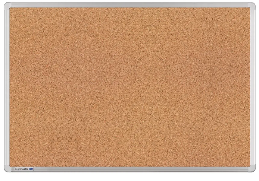 LEGAMASTER IMAGINE LINO CORK PINBOARD BEIGE 90X160CM WENGE