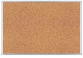 LEGAMASTER IMAGINE LINO CORK PINBOARD BEIGE 90X160CM WENGE