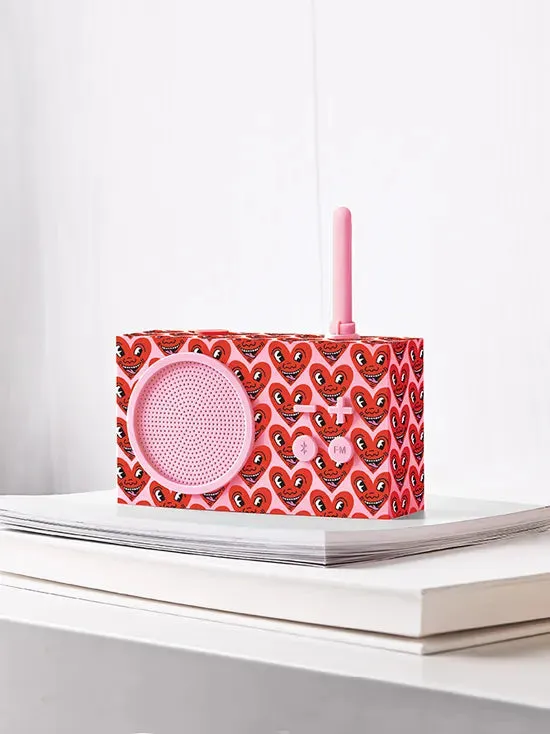 Lexon x Keith Haring Tykho 3 Radio & Speaker - Heart