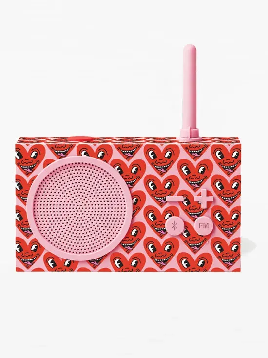 Lexon x Keith Haring Tykho 3 Radio & Speaker - Heart