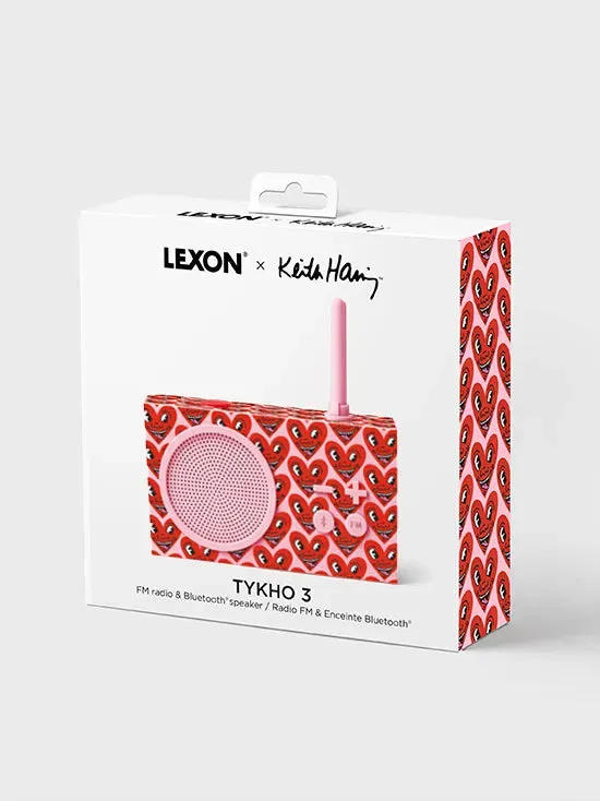 Lexon x Keith Haring Tykho 3 Radio & Speaker - Heart