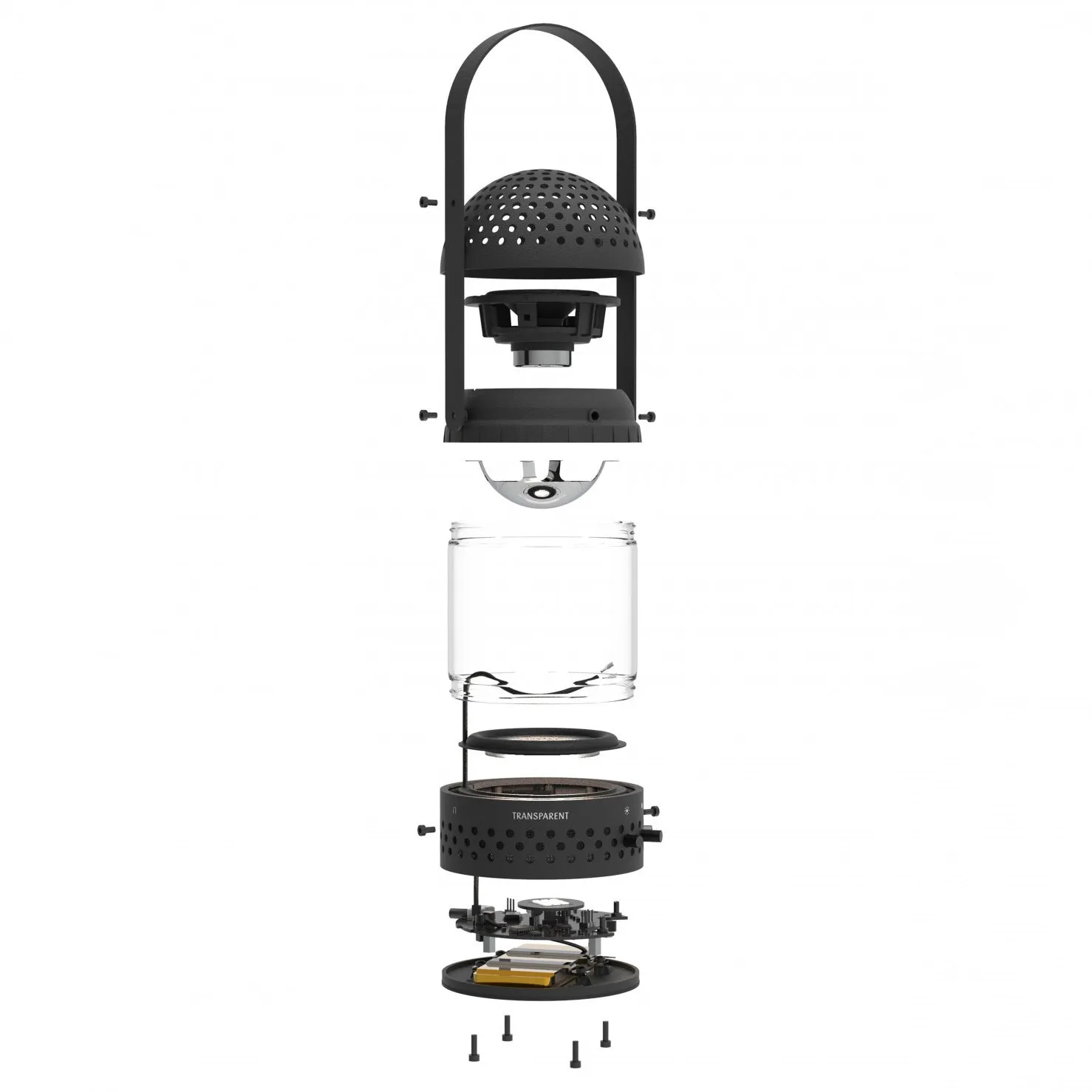 Light Speaker Lantern _ Black or White